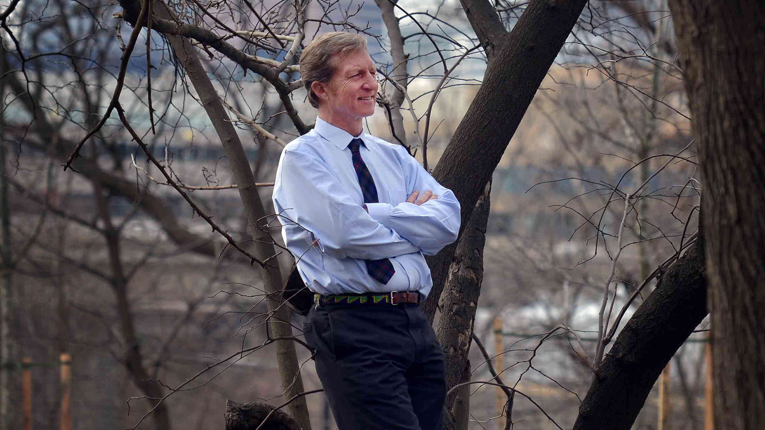 Billionaire environmental activist Tom Steyer has some thoughts on the politics of climate change.