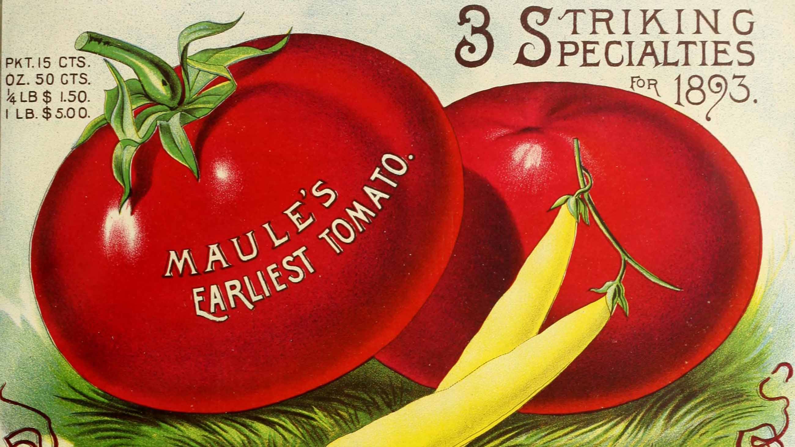 Until the early 1800s, U.S. farmers either saved seed from their own crops or obtained it through personal networks.