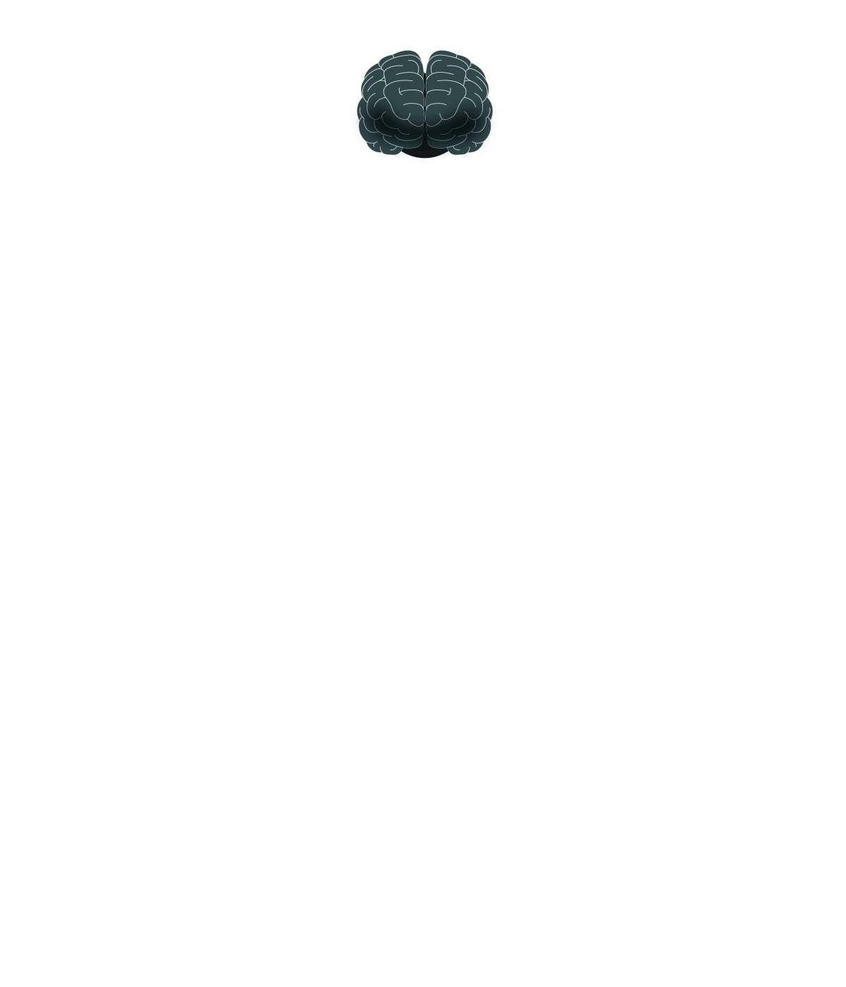 How Covid Affects the Body interactive graphic - Highlighted brain