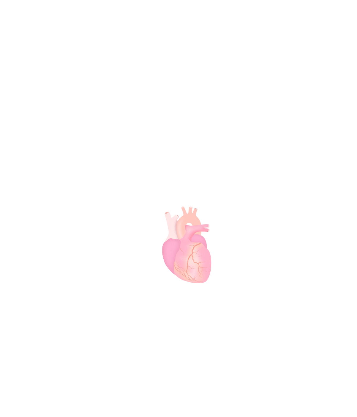 How Covid Affects the Body interactive graphic - Dimmed heart